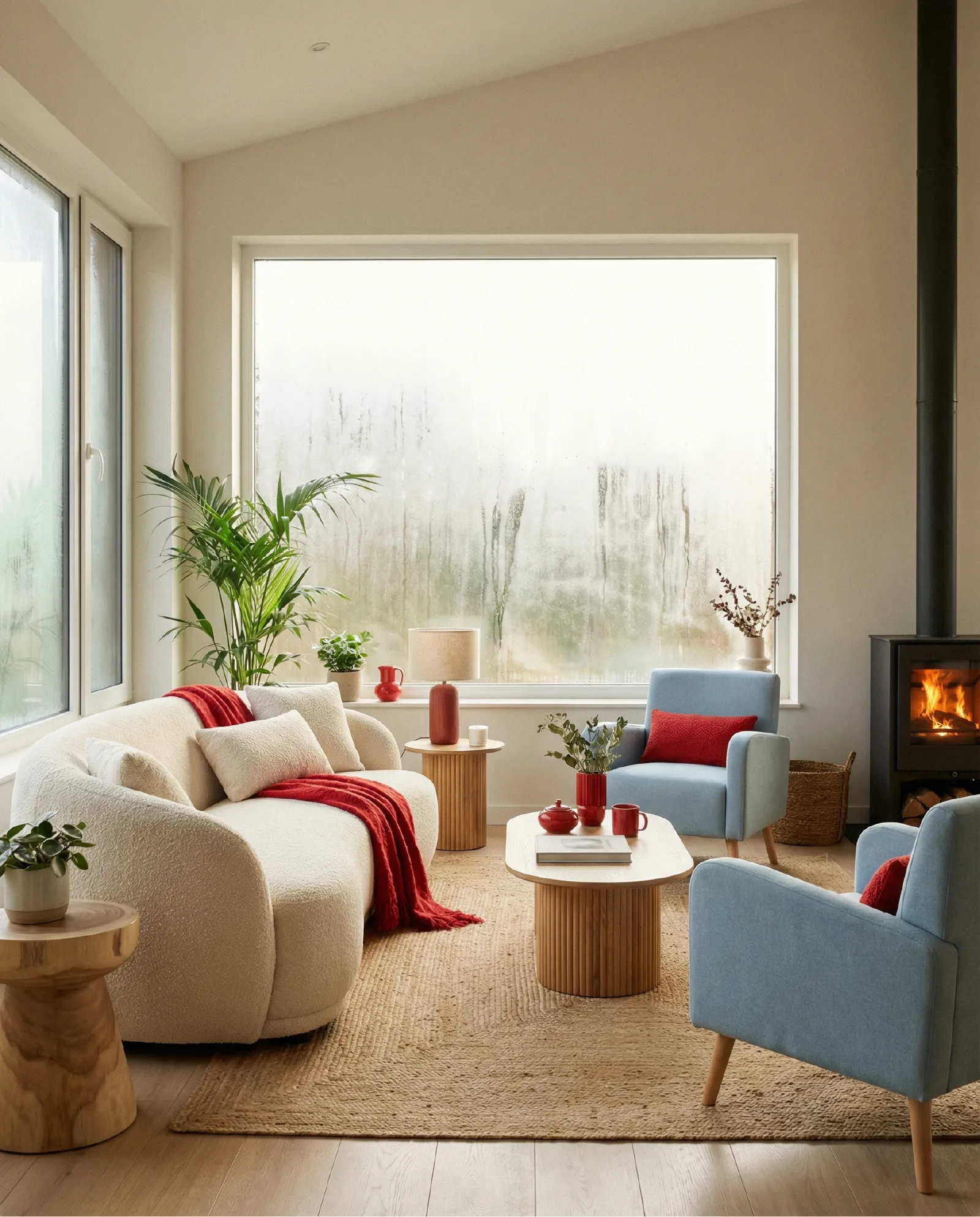 Habitación con signos de humedad por condensación